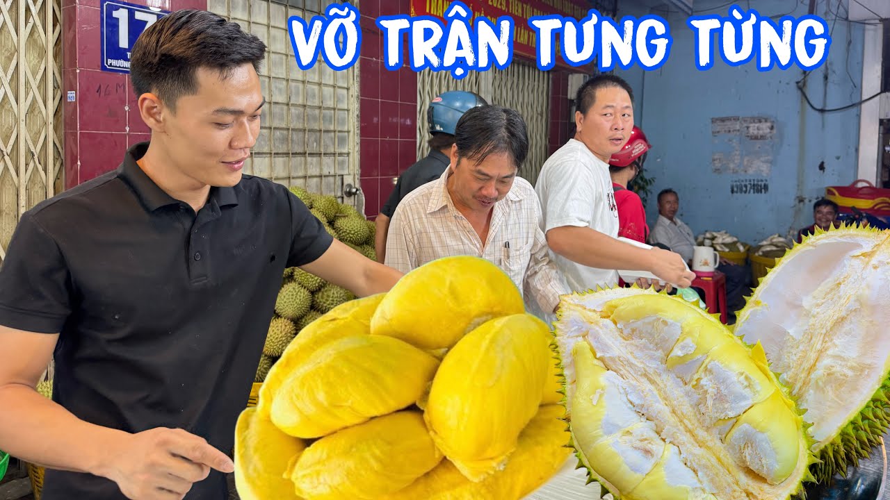 🟢Bất ngờ khách ập tới mua sầu riêng đông nhộn nhịp như hội
