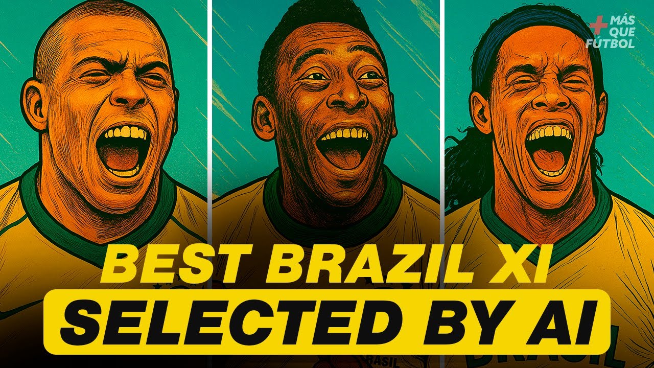 Best Brazil XI Selected by AI | The Ultimate All-Time Team