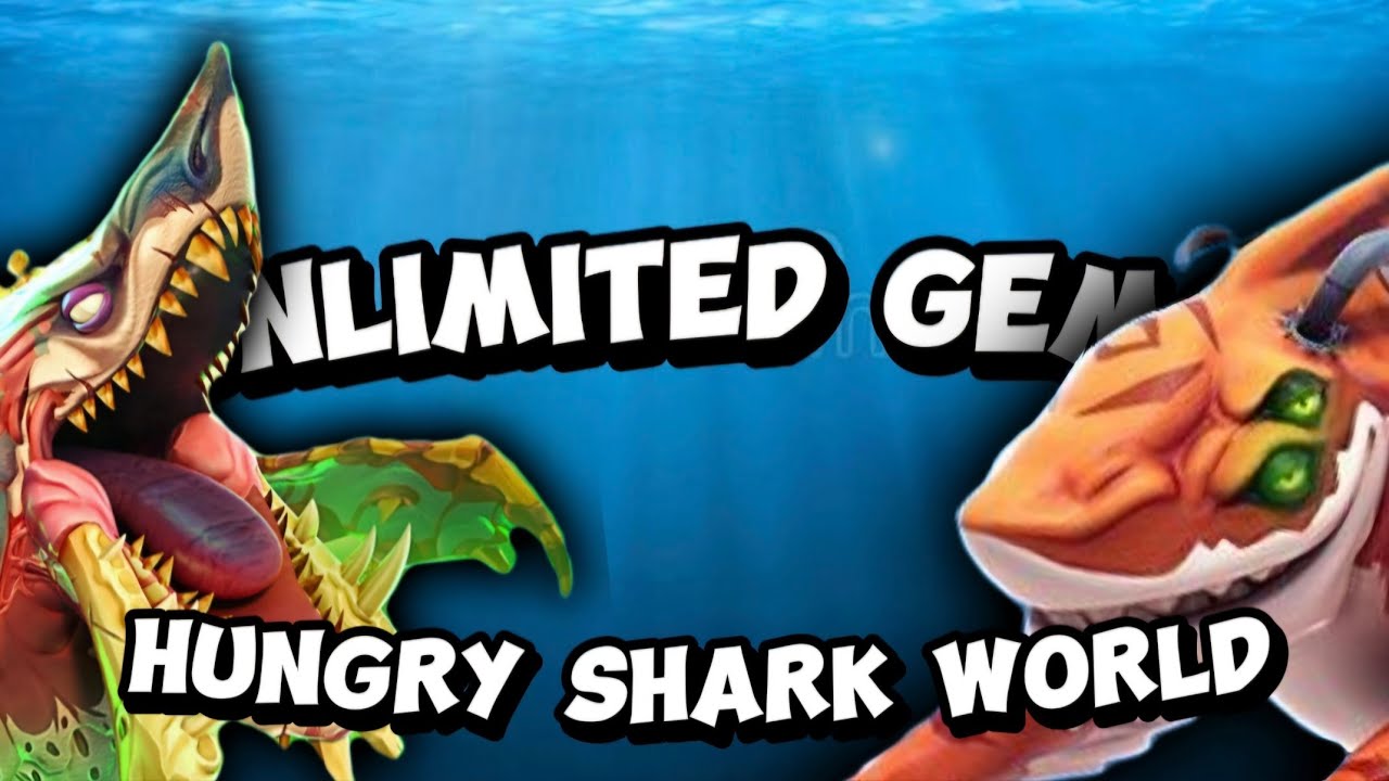 Hungry Shark Mod Unlocking ALL SHARKS!! (Most of them) | Hungry Shark World
