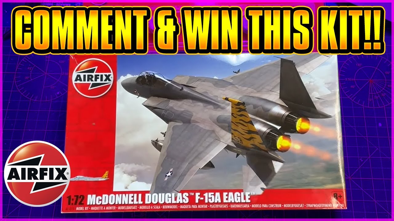 Airfix McDonnell Douglas  F-15A Eagle 1/72 Scale Model Review