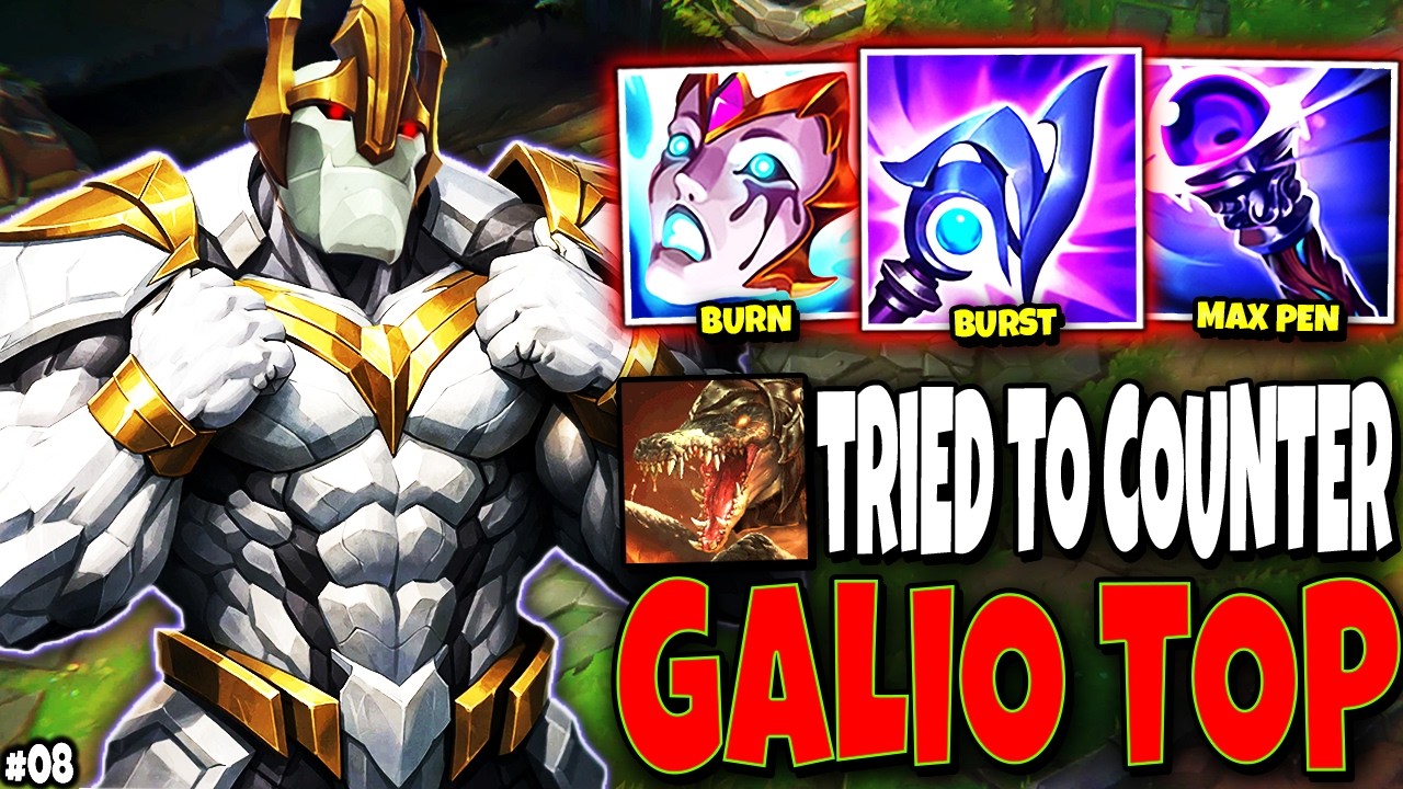 Renekton Tried to Counter Pick my GALIO TOP LANE 💀 | EUNE Unranked to Master #08 - s16 Gameplay