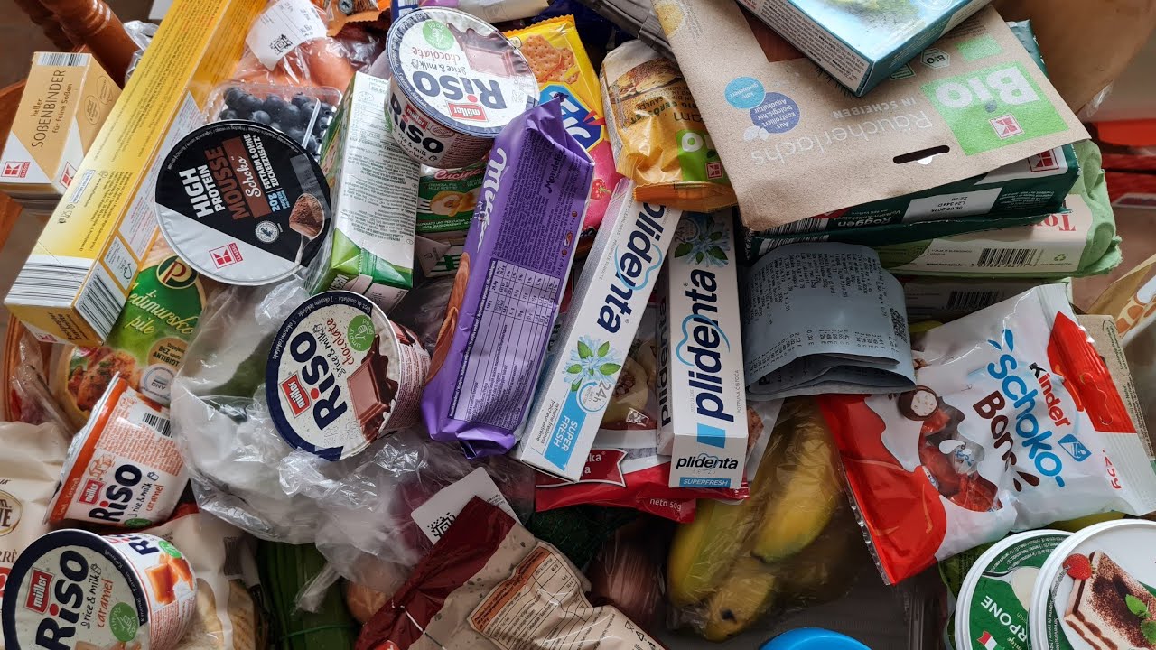 koliko sam platila 4 pune vrečice hrane u Kauflandu? 💶 Food haul 🇭🇷