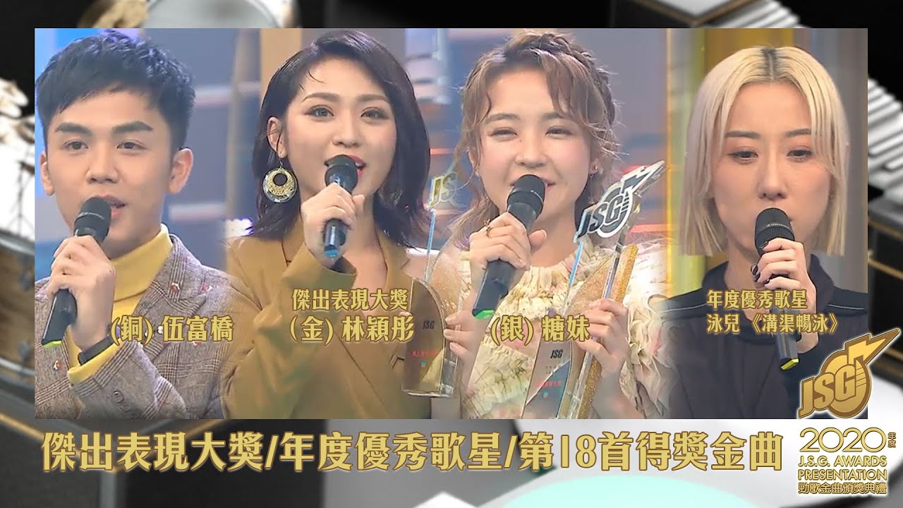 2020年度勁歌金曲頒獎典禮｜傑出表現大獎、年度優秀歌星