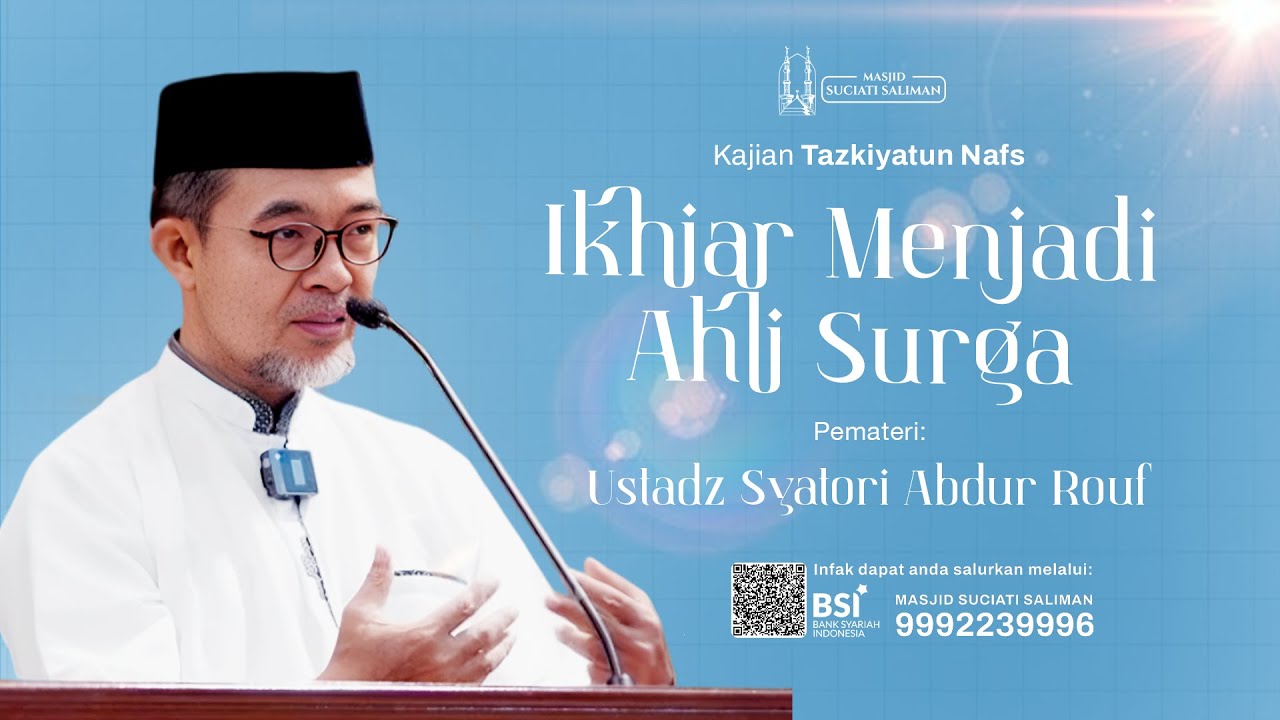 🔴 LIVE • Kajian Tazkiyatun Nafs 