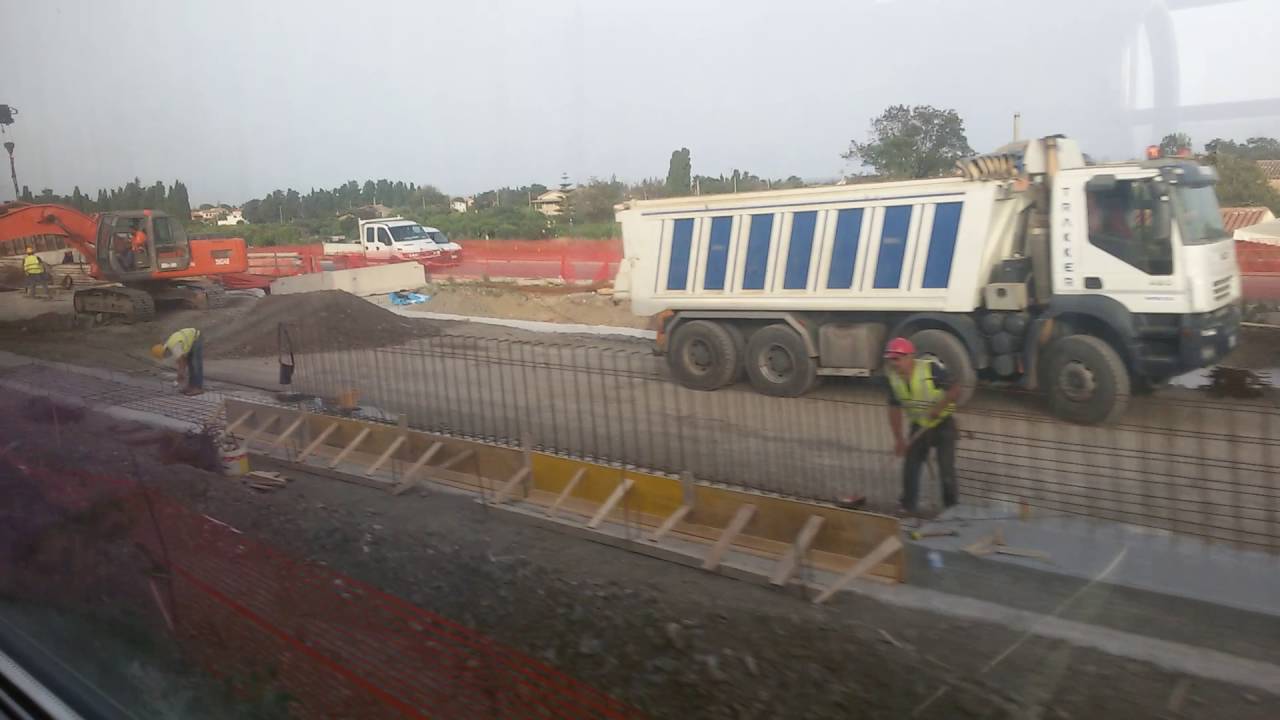 Lavori per la nuova stazione di Lascari