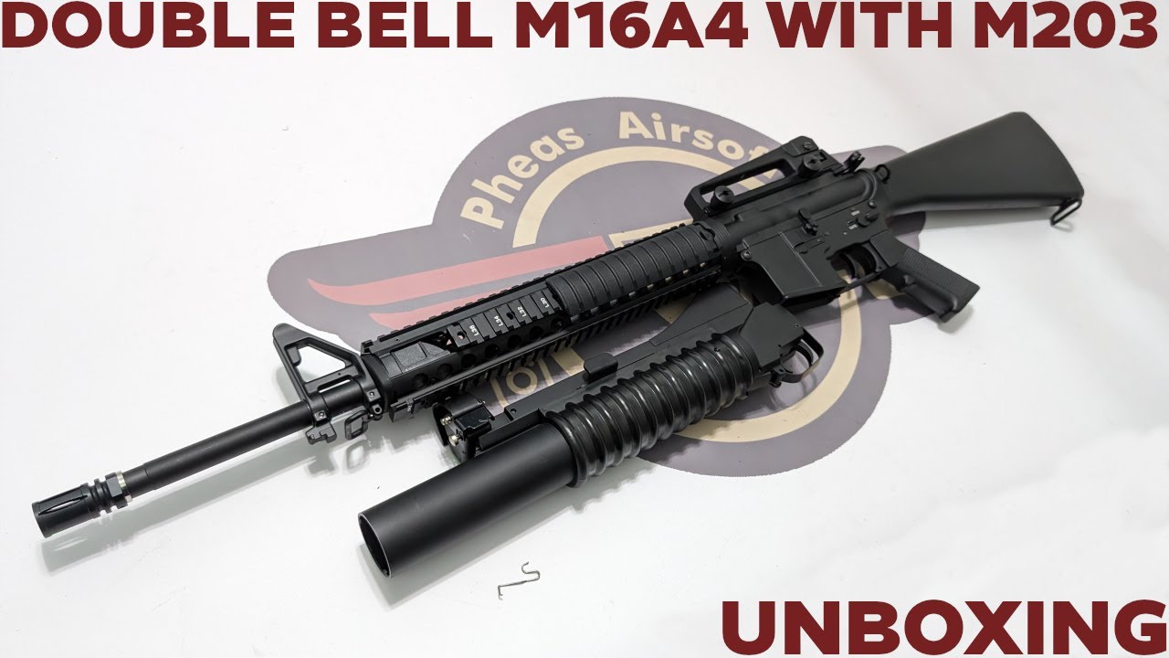 [РАСПАКОВКА] Double Bell M16A4 с M203