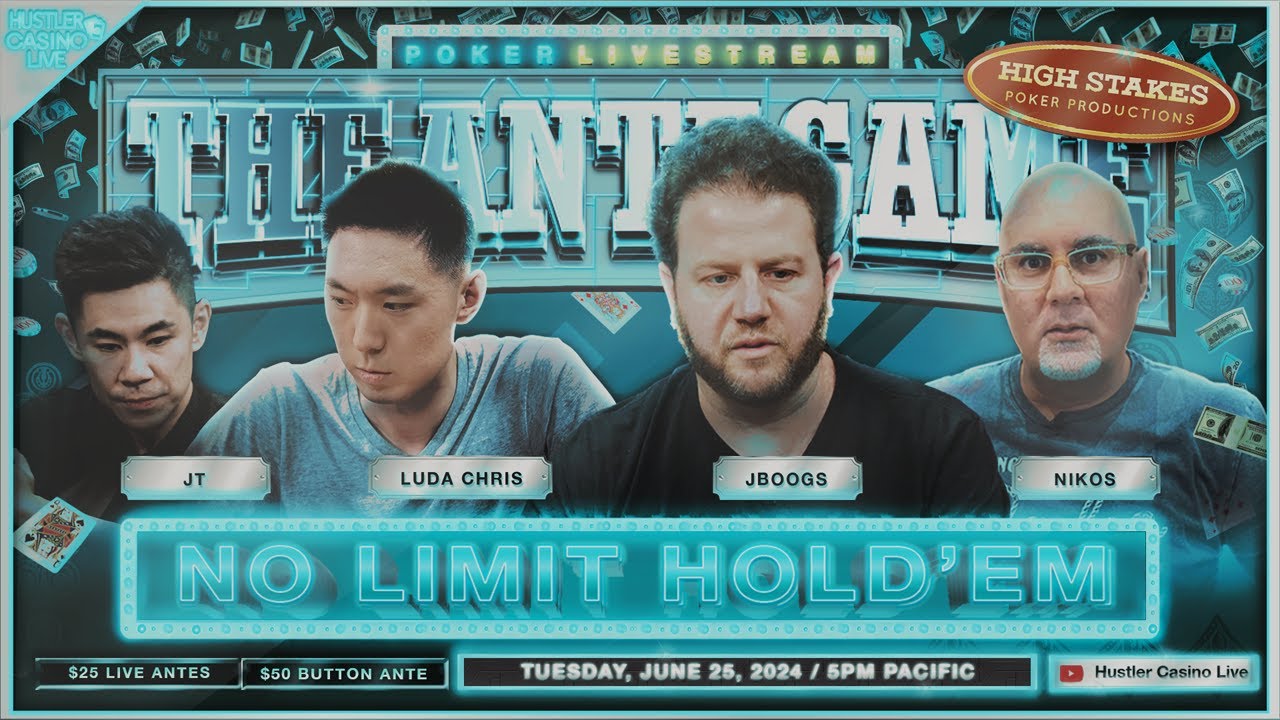 Luda Chris, JT, JBoogs, Nikos, Dylan & Johnny Play THE ANTE GAME!! Commentary by Charlie Wilmoth