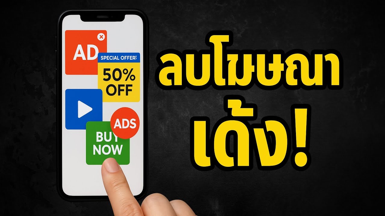 วิธีลบโฆษณาเด้งขึ้นหน้าจอ มือถือ Android ทำเองได้ใน 1 นาที