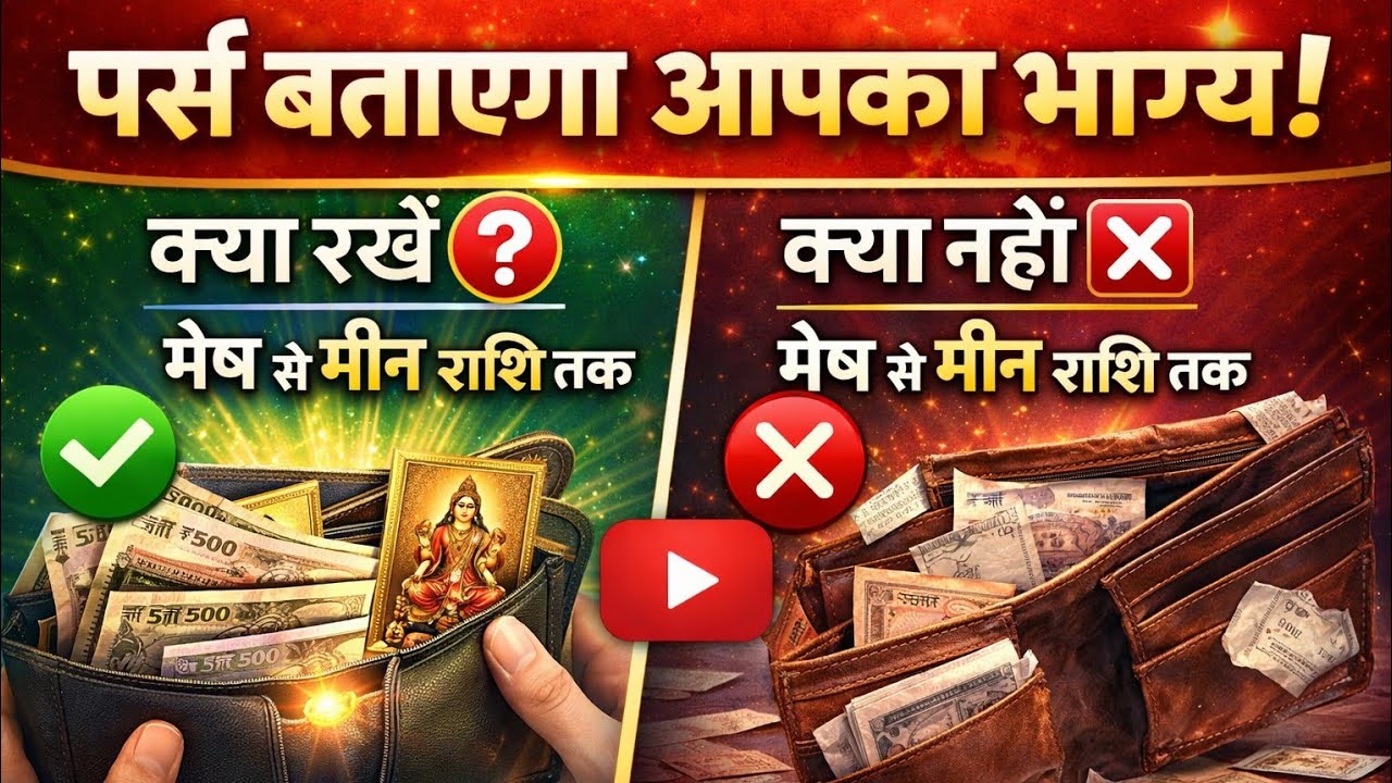पर्स बताएगा आपका भाग्य!क्या रखें क्या नहीं मेष से मीन राशि तक पर्स की ये गलती बना सकती है कंगाल! 