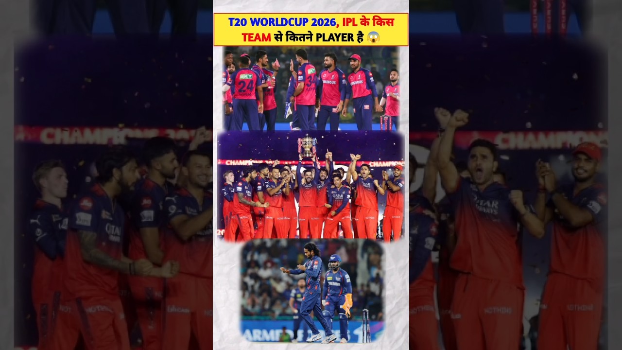 India&rsquo;s World Cup Squad Breakdown &ndash; IPL Team Wise🤯