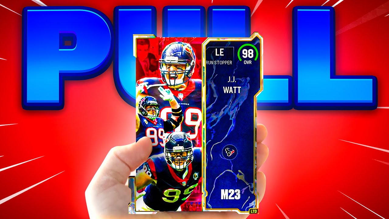 Can YOU EASILY Pull 98 JJ Watt In Madden 23!