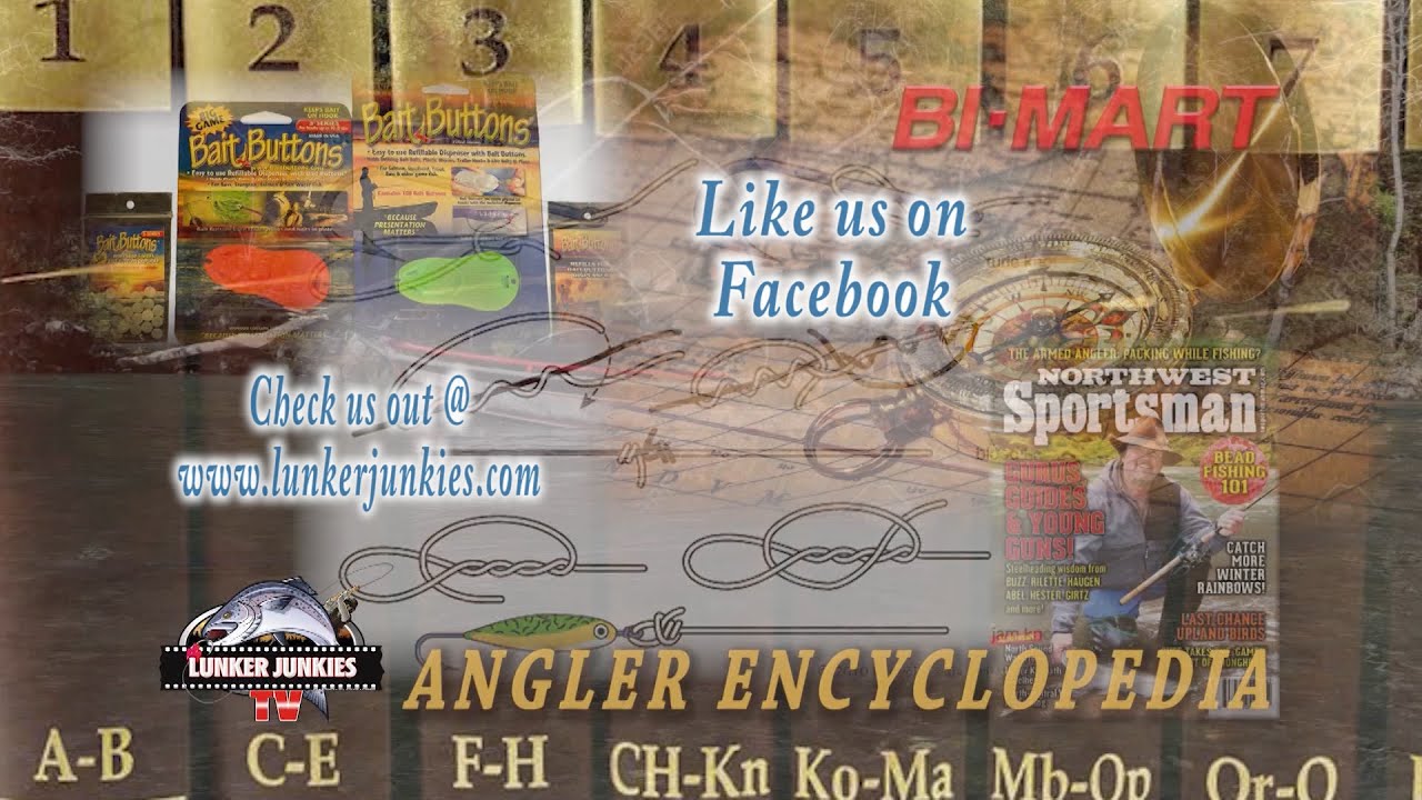Lunker Junkies TV AE Series Randy Wells How to tie a bait loop knot