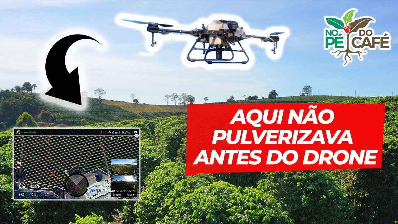 “ O preço com o drone é o mesmo de fazer pulverização manual” |No Pé do Café