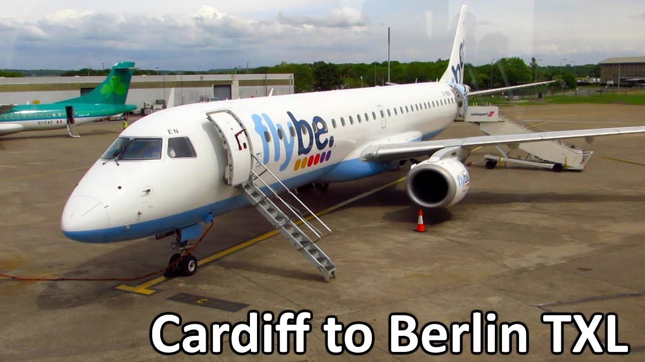 TRIP REPORT | Flybe Embraer E195 | Cardiff to Berlin TXL | Full Flight | Economy Class [Full HD]