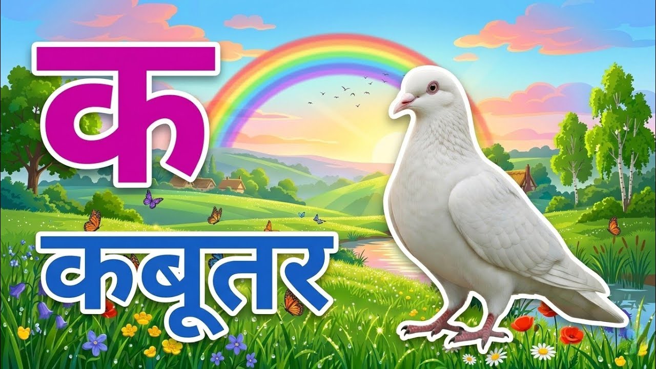 अ से अनार आ से आम, हिंदी वर्णमाला, अआइईउऊ, क से कबूतर, a se anar,aa se aam, हिंदीस्वरब्यंजन#kidssong