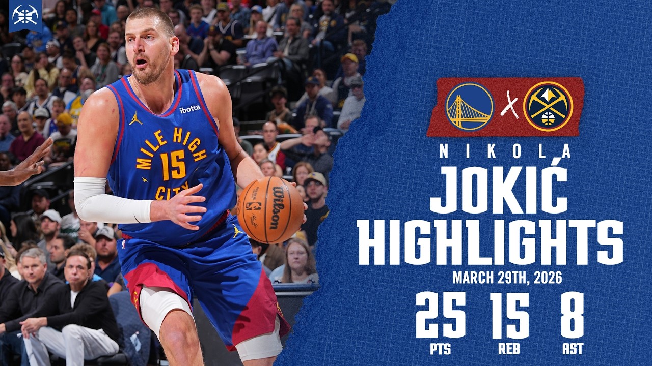 Никола Йокич. Обзор матча Денвер против GSW.
