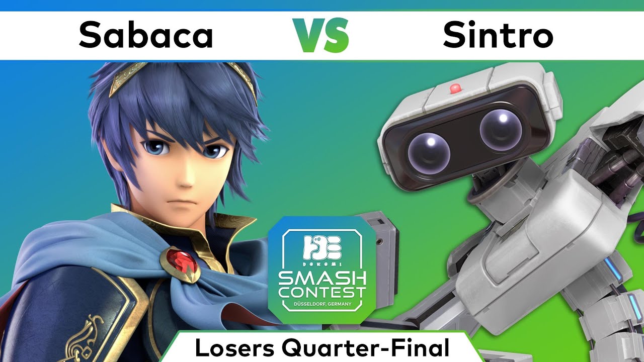 Smash Contest: DoKomi 2020 | DVN Sabaca (Marth) vs FYN Sintro (R.O.B.) | Winners Quarter-Final