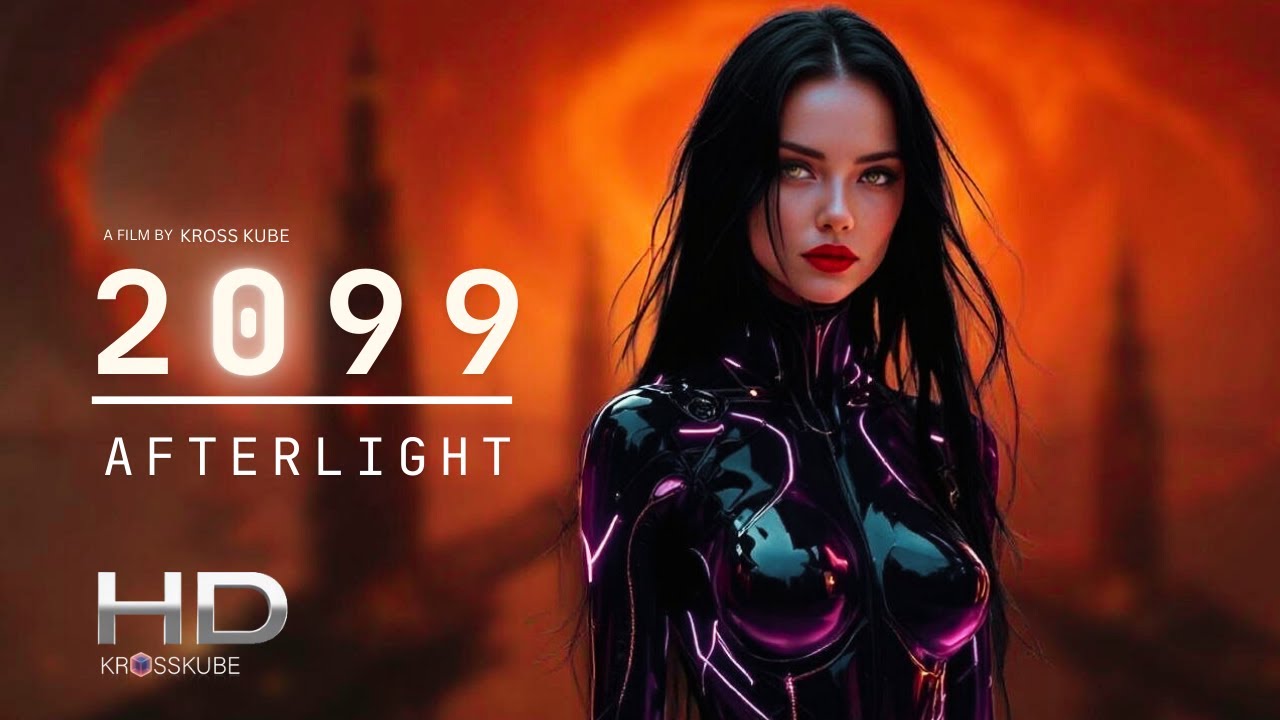AI Girl in Alien Megacity | 2099 Afterlight CGI Cinematic Sci-fi Movie
