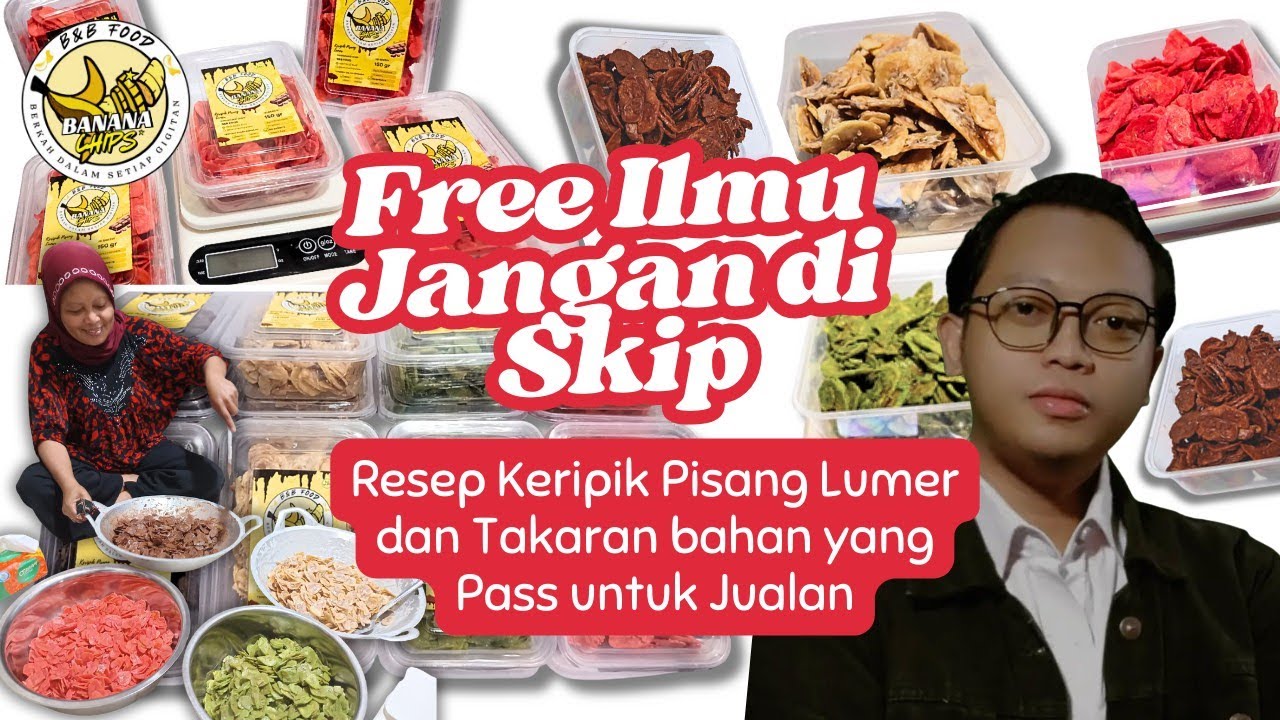 JANGAN DI SKIP TONTON SAMPAI HABIS - CARA PEMBUATAN KERIPIK PISANG COKLAT ANEKA RASA UKURAN 550gr ‼️
