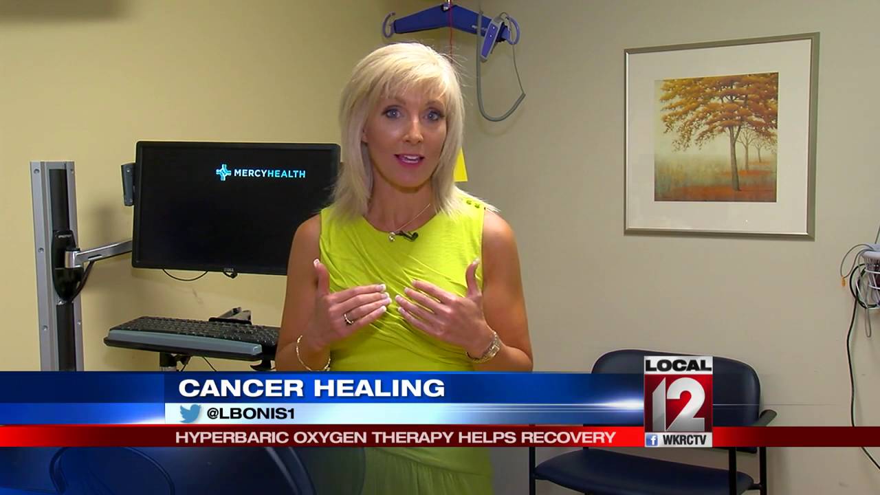 Hyperbaric oxygen therapy helps treat cancer side effects
