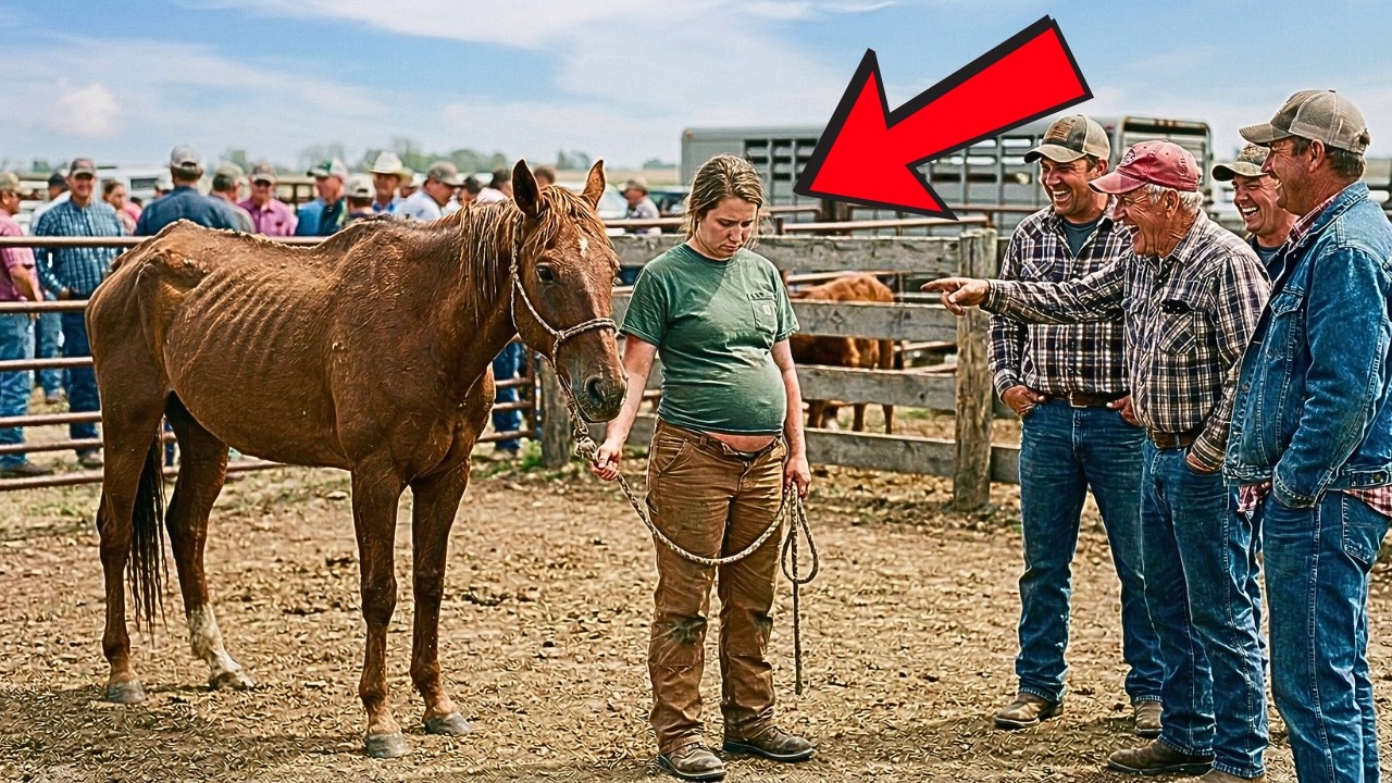 Todos se Rieron de la Embarazada por Comprar un Caballo Flaco… Hasta Descubrir el Motivo