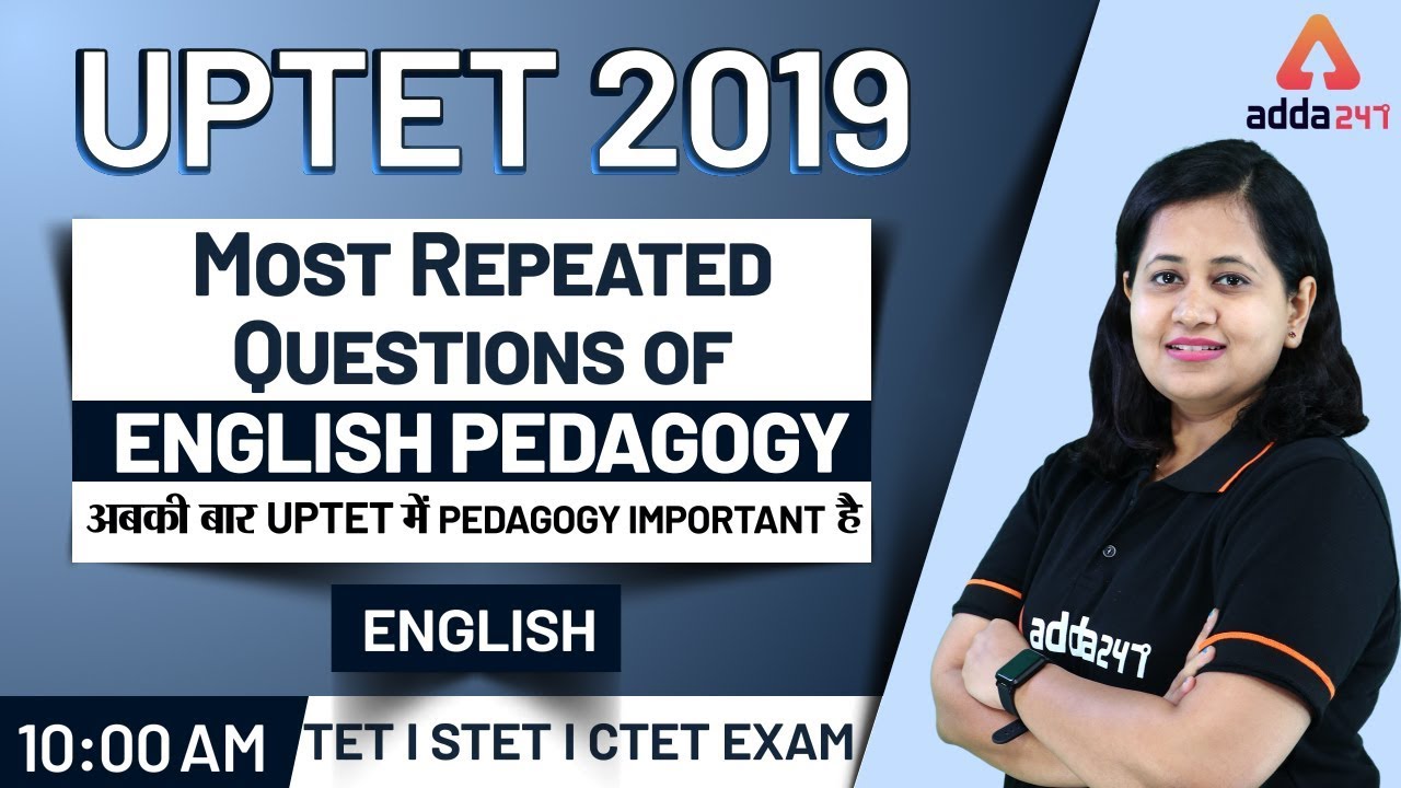 UPTET 2019 | English | Most Repeated Questions of English Pedagogy