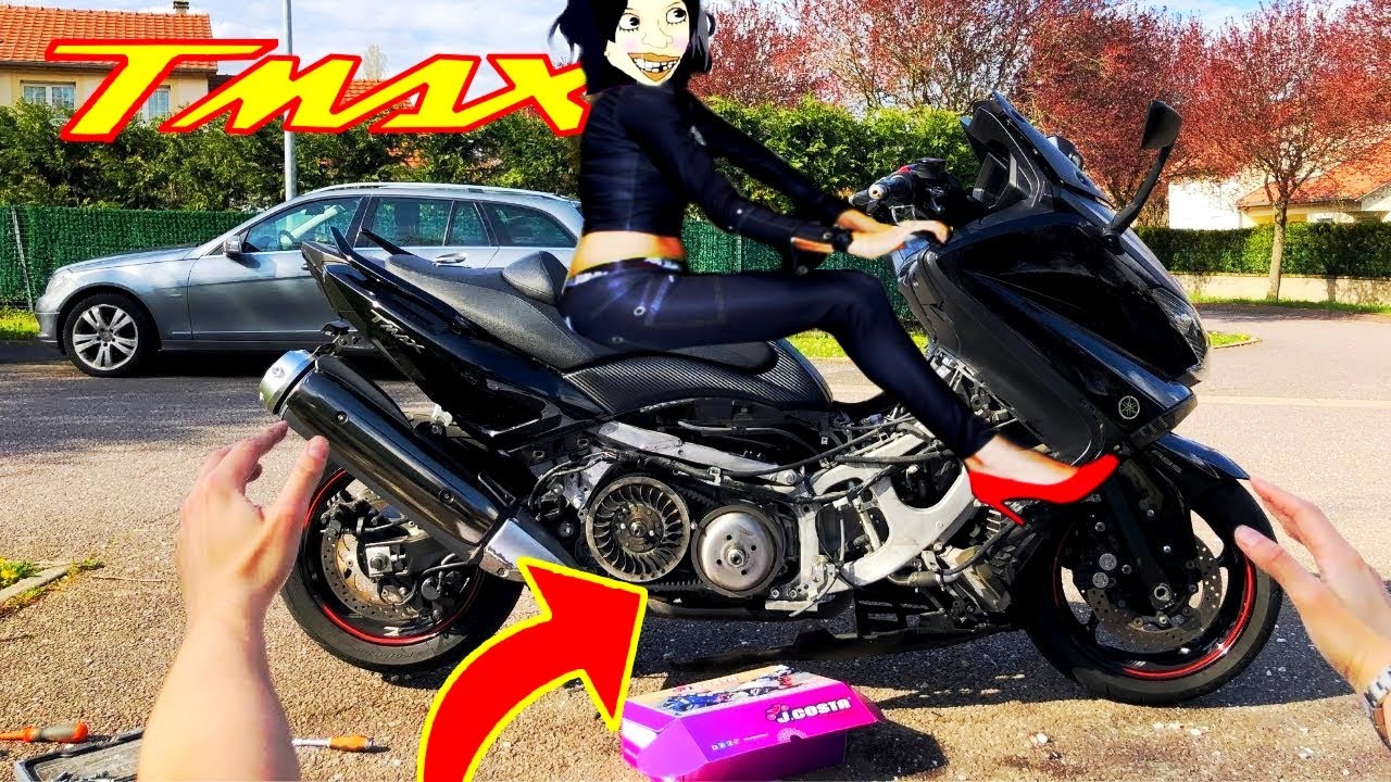 أجي تشوف المكينة تاع طماكس Tmax 😍 من داخل كيفاش مصوبينها والفرق بينها وبين سكوترات لاخرين