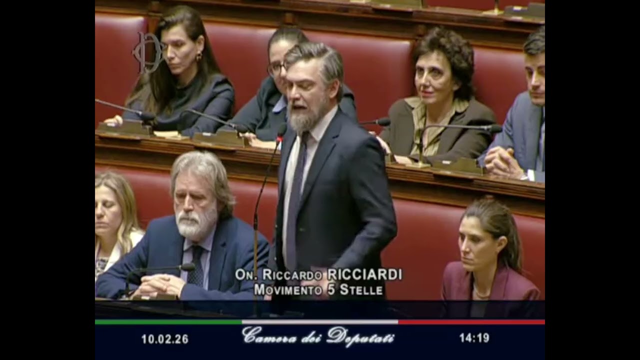 Riccardo Ricciardi   M5S Camera   Intervento in Aula 10/02/2026