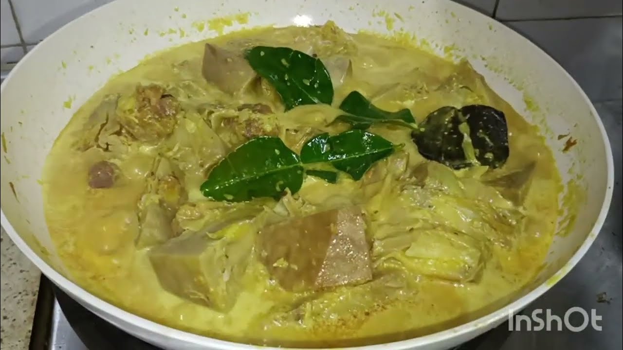 MASAK LEMAK NANGKA DAN DAGING.. SEDAP SECUKUP RASA..