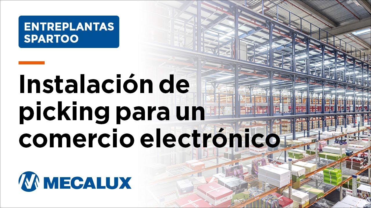 Gran instalación de picking para gestionar la venta ecommerce de Spartoo en Francia