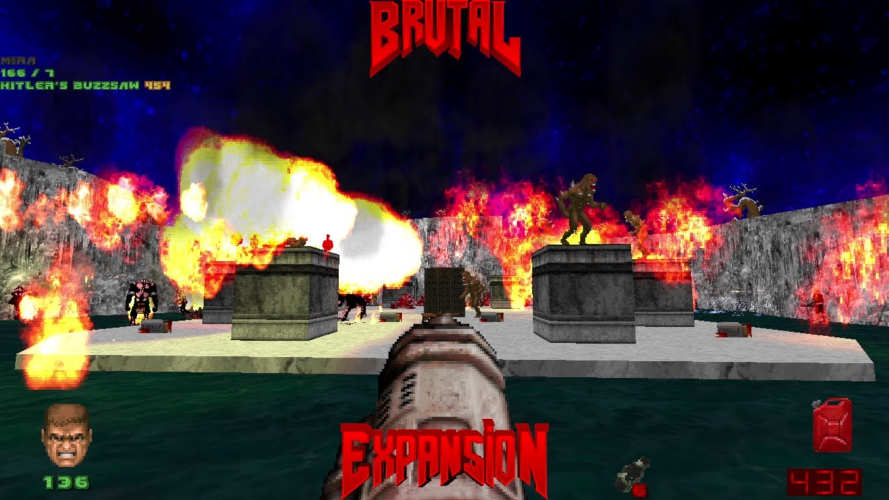 Brutal Doom v21.50.0 | Rush Map04 | Online Co-op