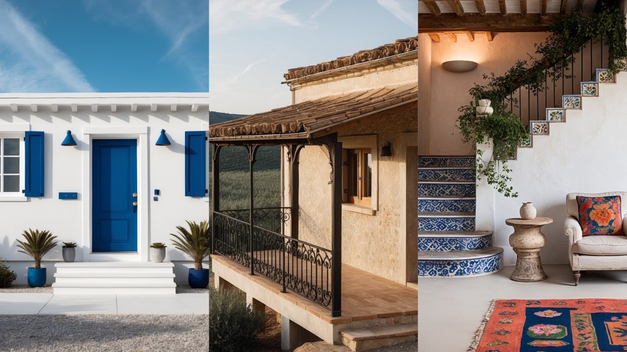 Mediterranean Dreams: Small House Designs That Feel Like a Coastal Escape!