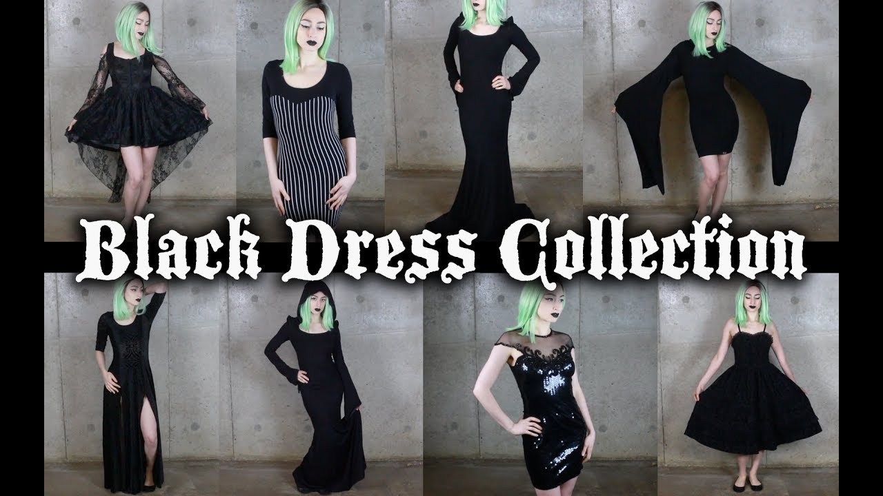 My Gothic Black Dress Collection - 20+ Dresses!