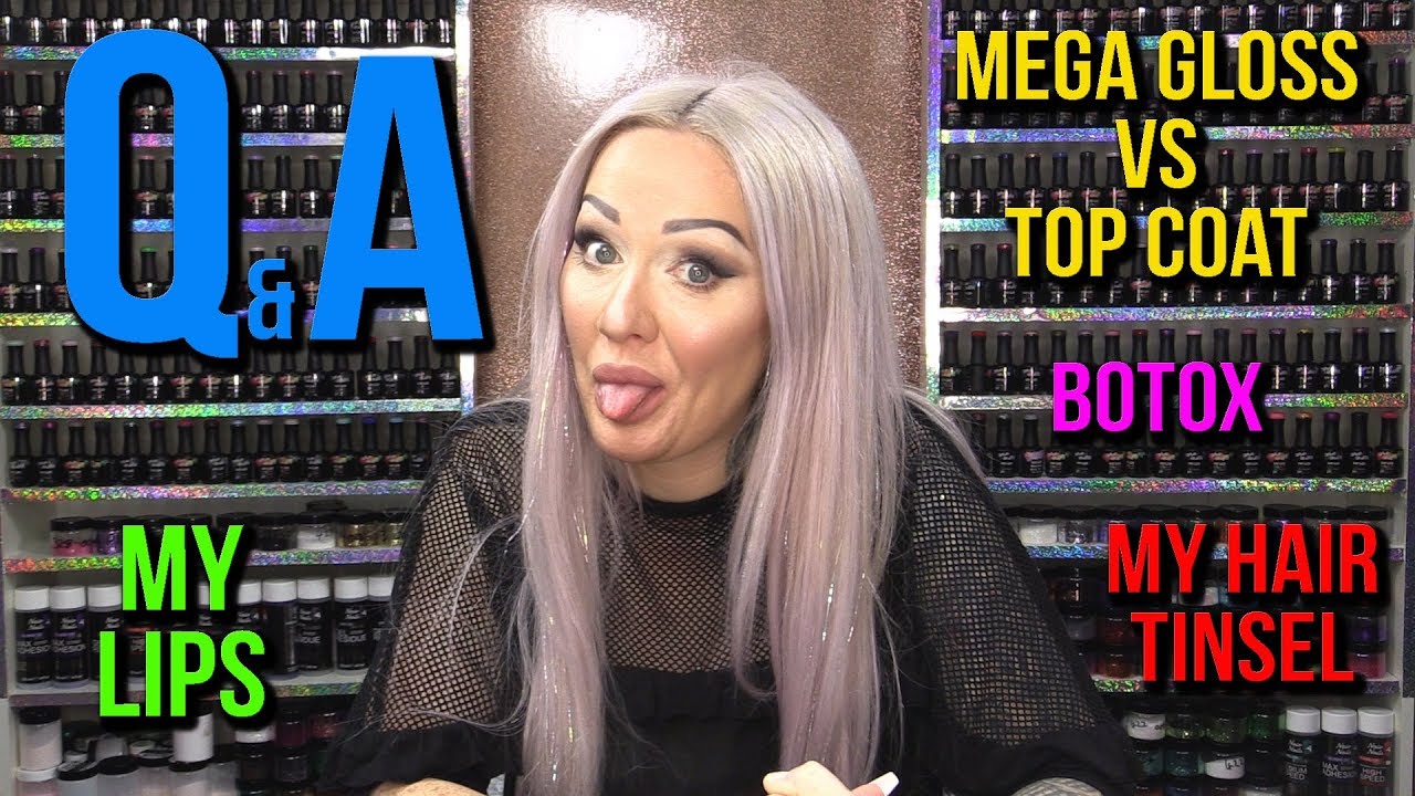 Q&A with Kirsty - Lip Fillers - Hair Tinsel - Botox - Mega Gloss vs Top Coat  and More