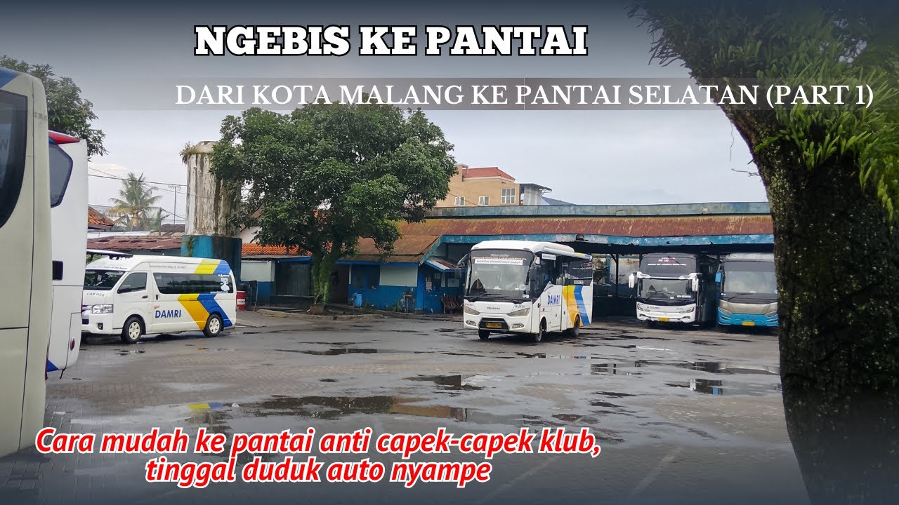 Pertama kali naik DAMRI ke Pantai Selatan Malang, gimana ya rasanya? | DAMRI Malang - Pantai #1