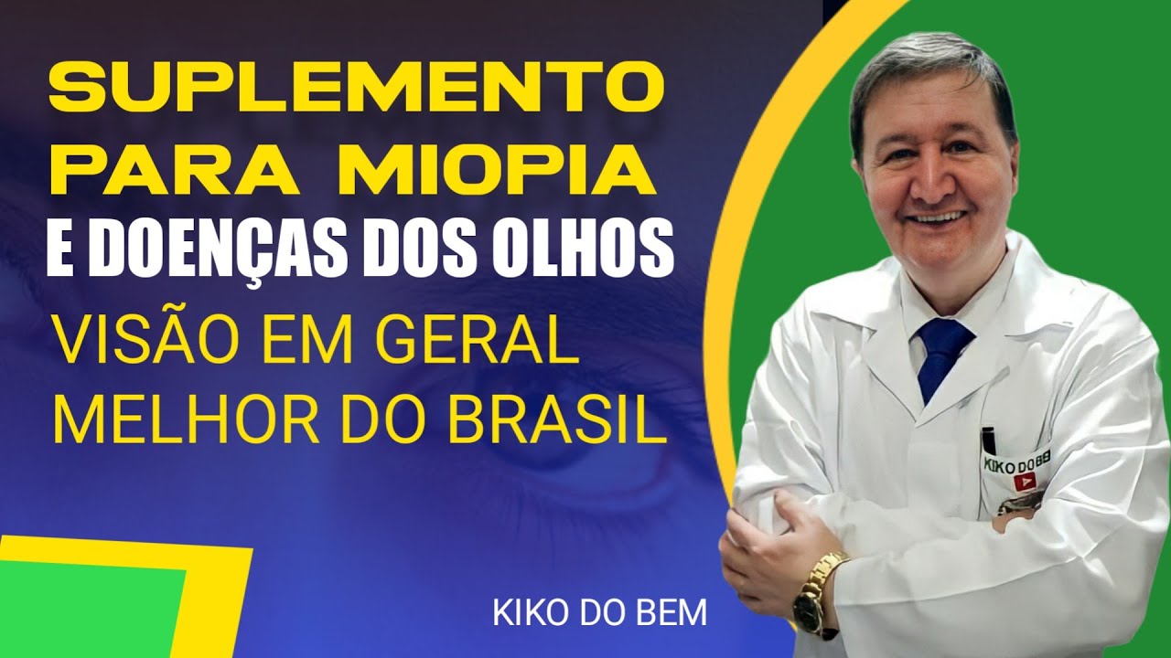Suplemento para miopia e doenças dos olhos 