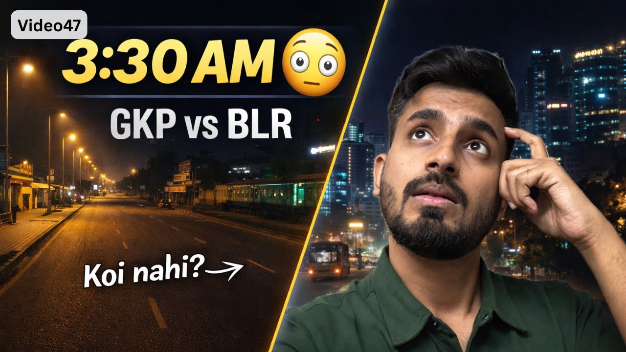 3:30 AM in Gorakhpur 😳 | Bangalore Se Kitna Alag? Daily Vlog #47/100