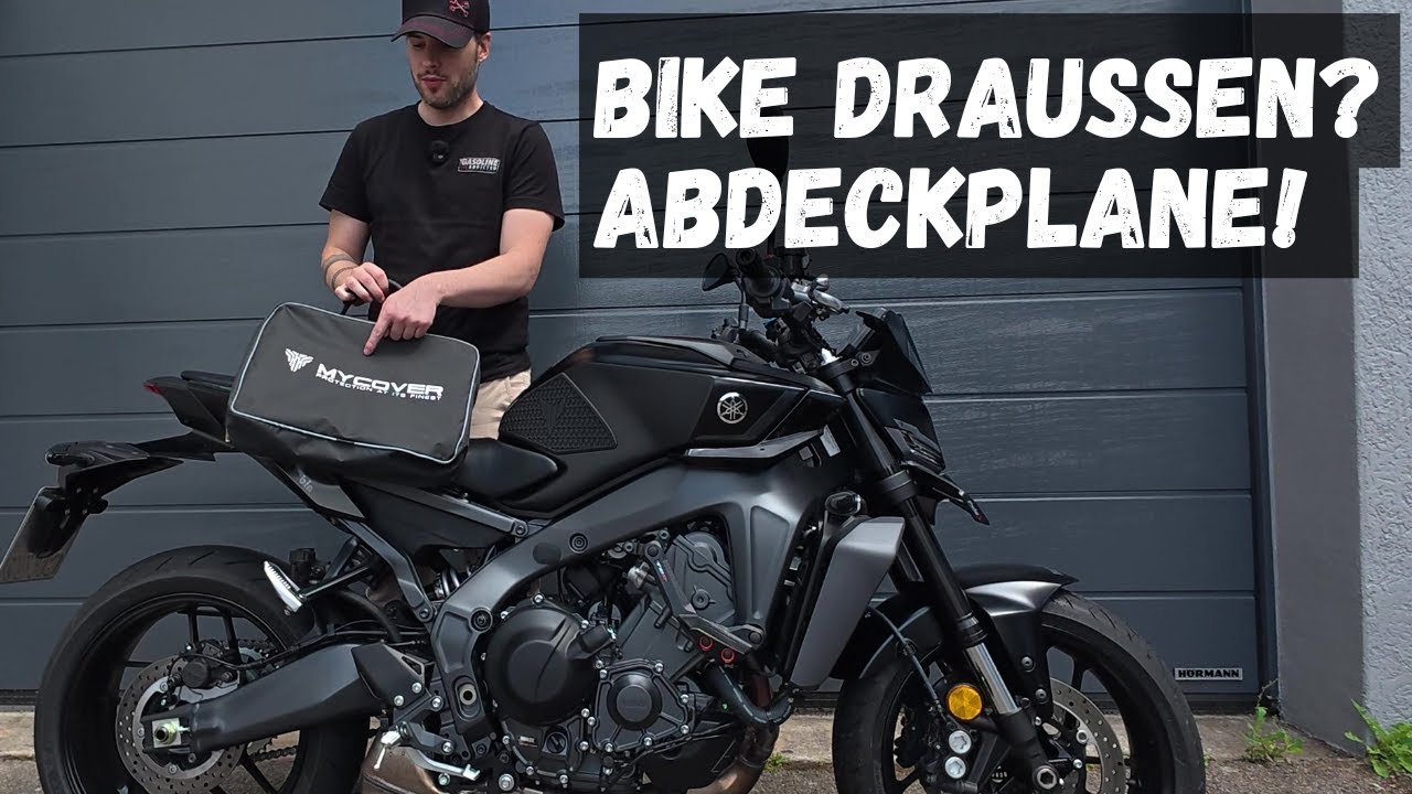Bike draußen abstellen | Motorrad Outdoor Abdeckplane | MT-09