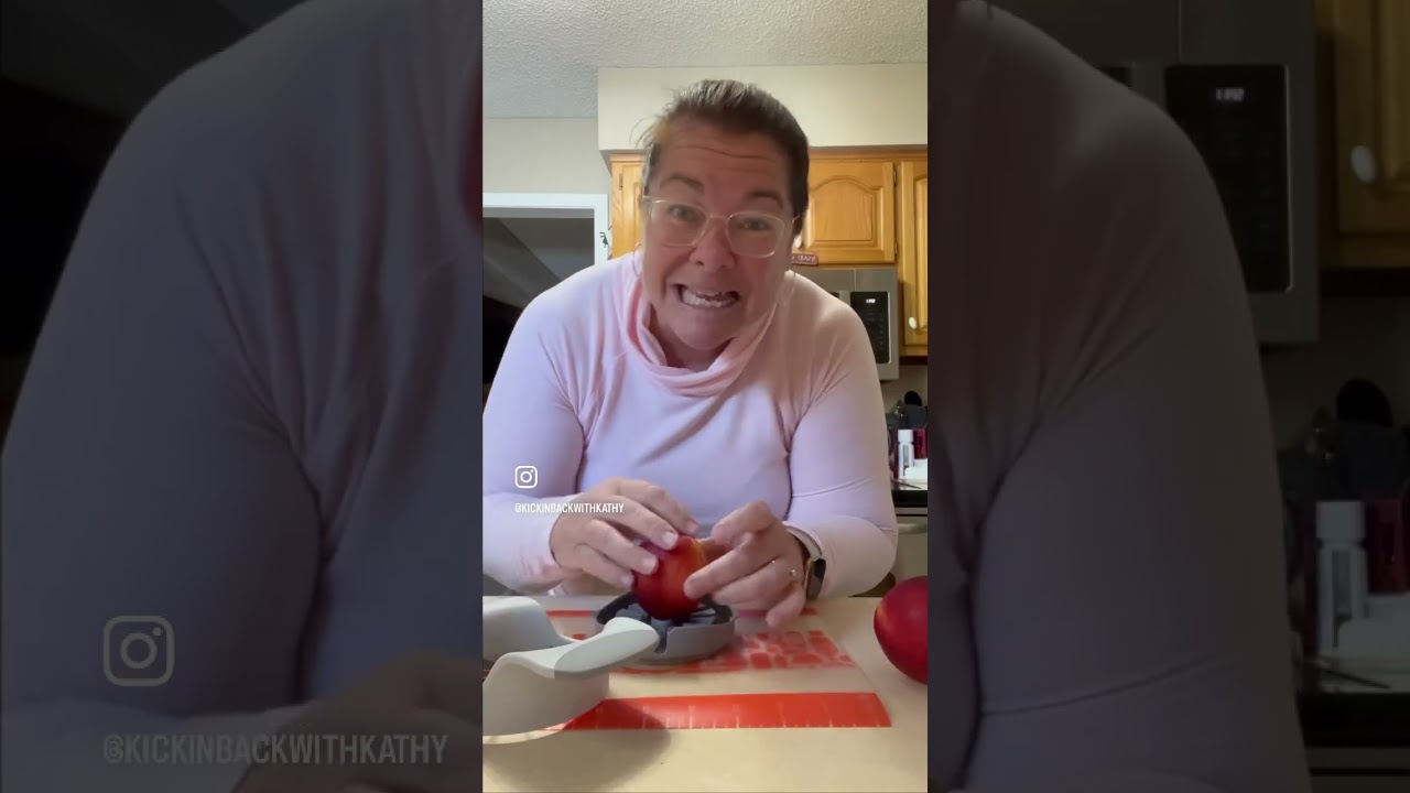 New product&hellip;Stone Fruit Wedger for the win! Perfs for peaches, plums and nectarines #fruitwedger