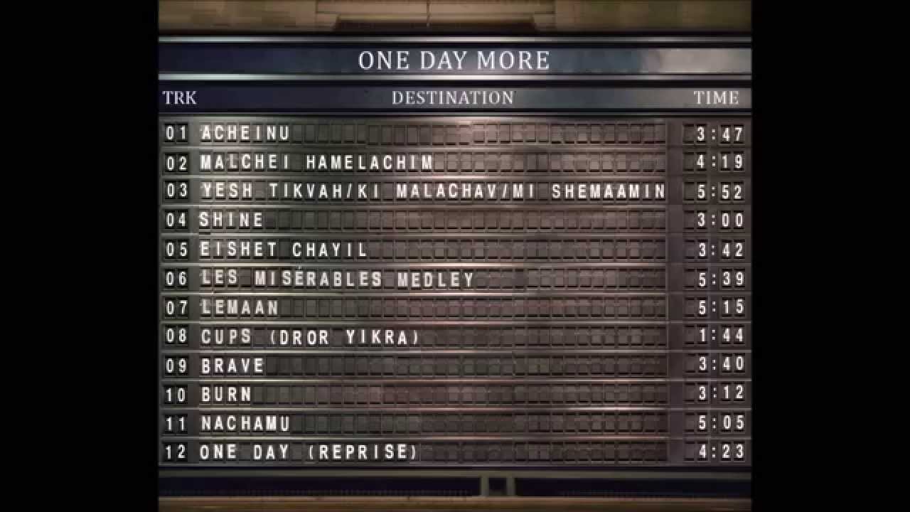 The Maccabeats - Acheinu (One Day More)