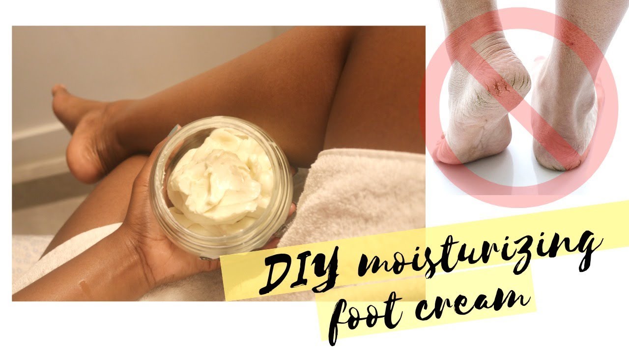 DIY MOISTURIZING FOOT CREAM ! SAY GOODBYE TO CRACKED HEELS FOREVER !!!