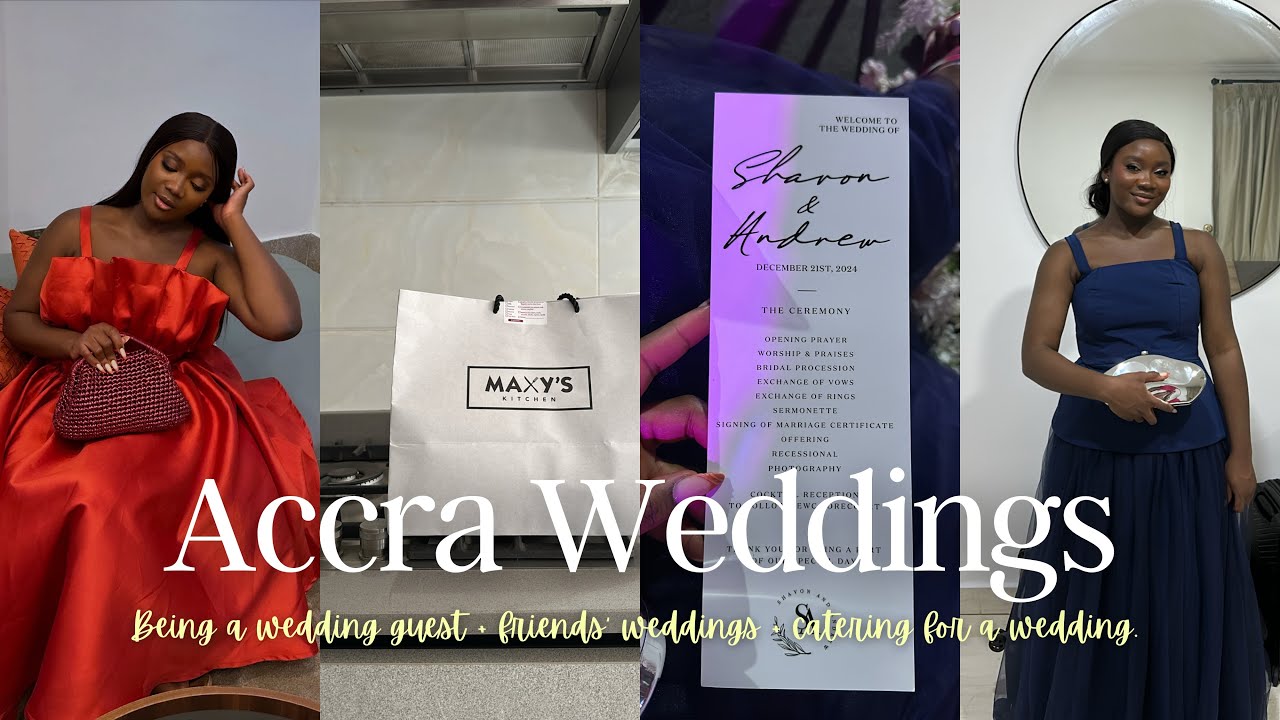 VLOG: ATTENDING GHANA WEDDINGS + CHRISTMAS IN ACCRA, GHANA 2024 + COOKING + ACCRA LIVING 🇬🇭