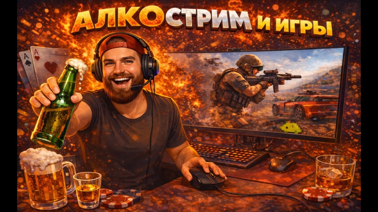 🔴🍻🔥🔥Far Cry 5 + ретро игры |  и пиво/идем до 1000 подписчиков!! 😋💚 🍻