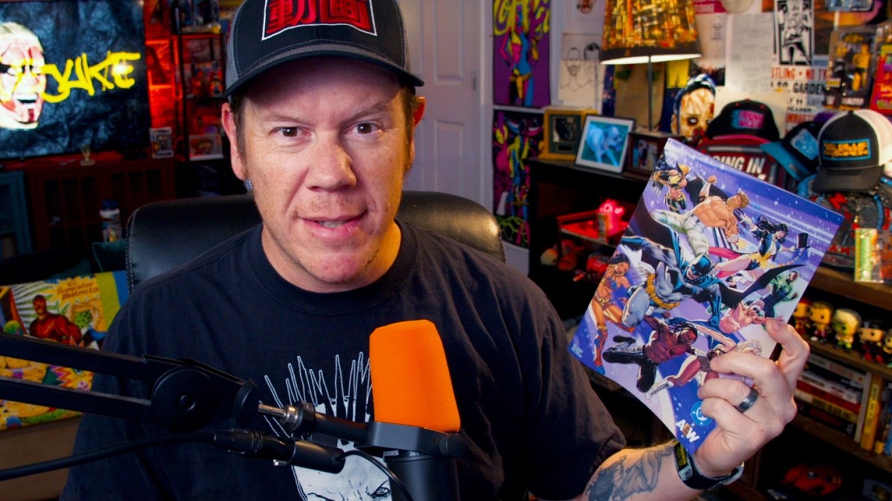 i read the aew x dc comic book