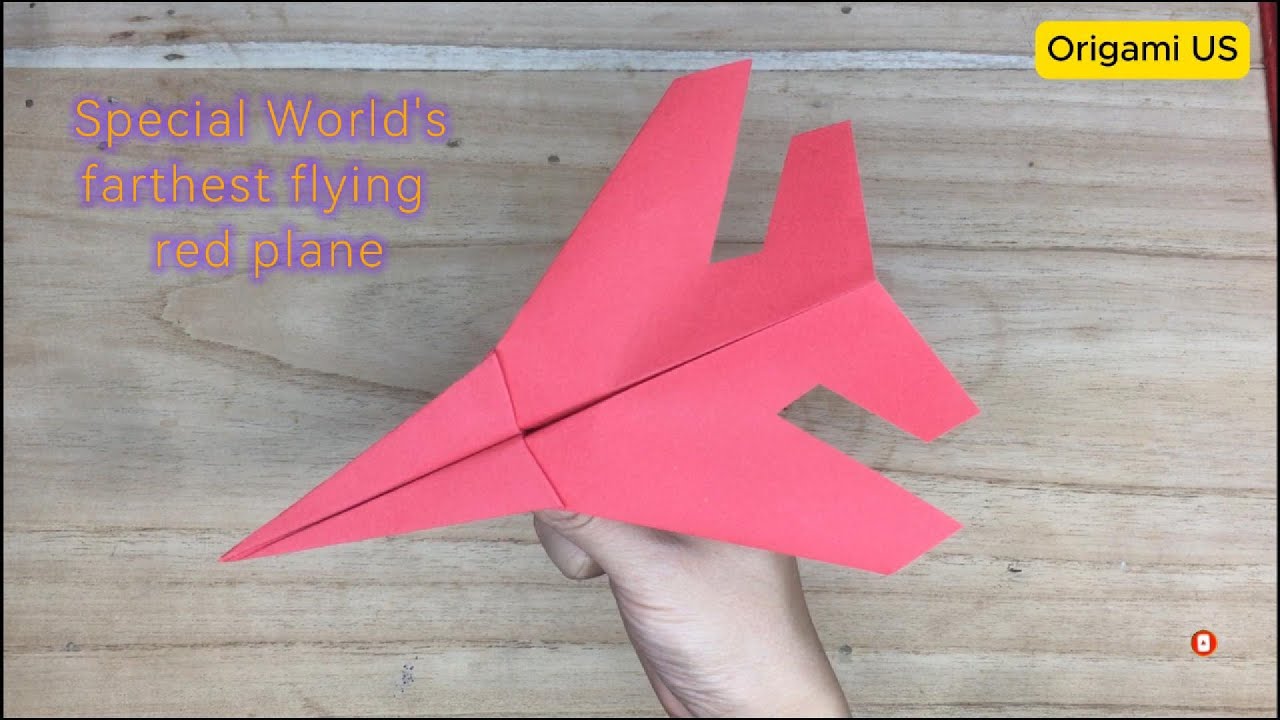 World's farthest flying red plane
