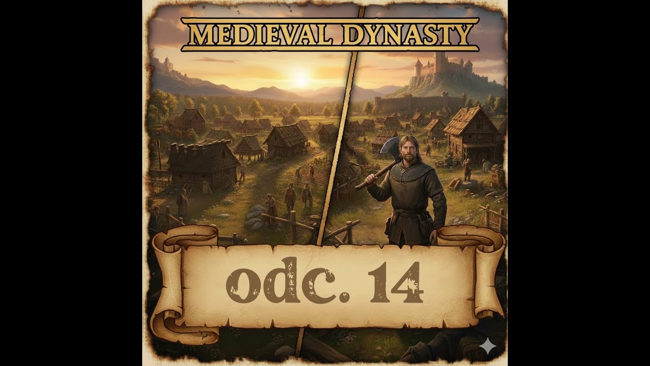 Medieval Dynasty - odc. 14 - jesień, budujemy magazyn koło kopalni