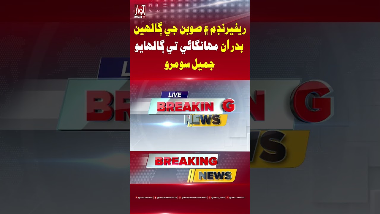 Discuss Inflation Instead of Referendums and Provinces, Says Jameel Soomro | Awaz TV News