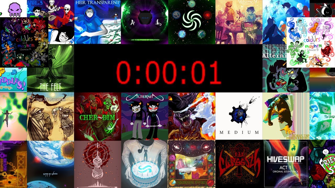 One Second of Every Homestuck Song