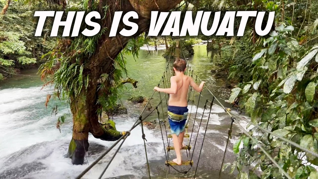 VANUATU WATERFALLS of Eden on the River and Rarru Rentapao River Cascade Tour