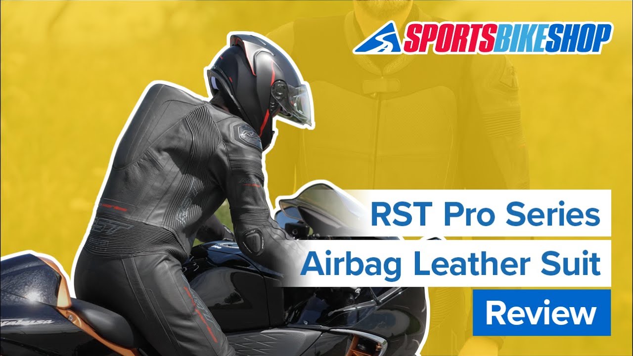 RST Pro Series Airbag one-piece leather motorcycle suit review - Sportsbikeshop